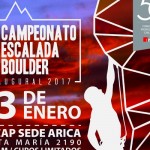 Afiche Campeonato Escalada Boulder